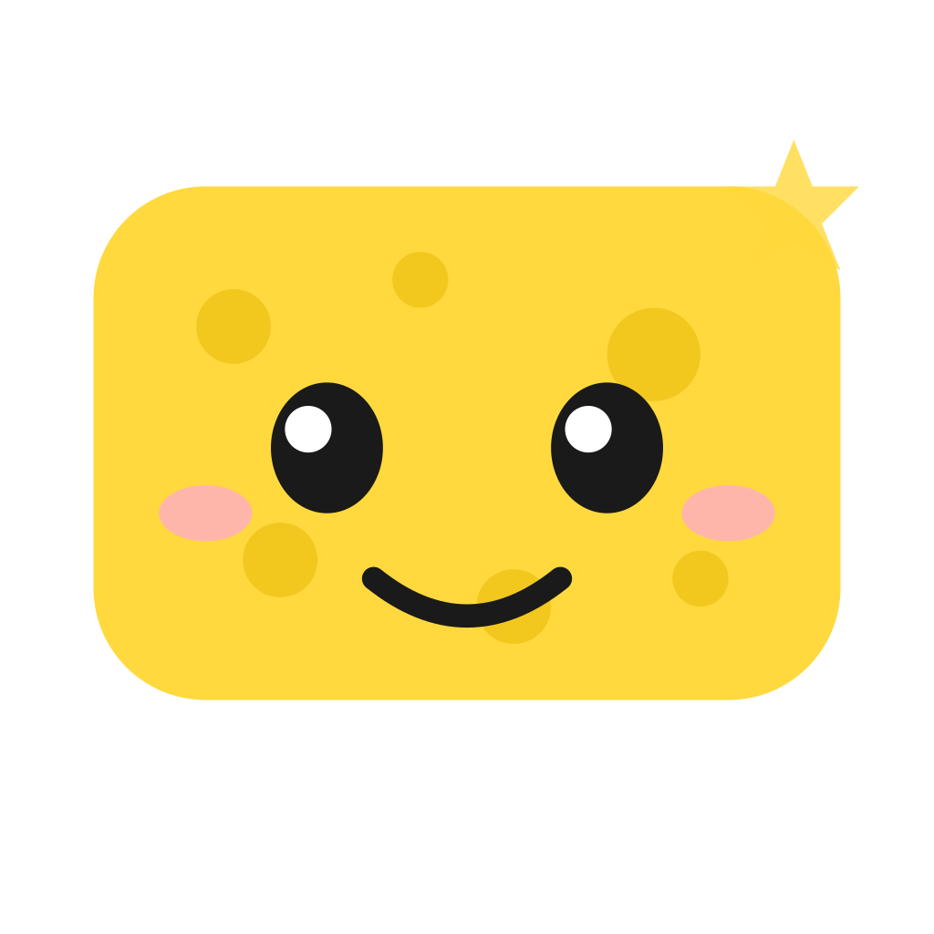 Sponge-chan, the friendly sponge mascot